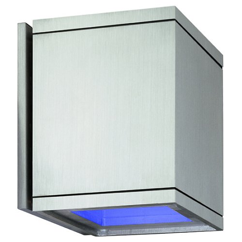 Cube Wall Light (Blue Glass/Blue Glass)-OPEN BOX