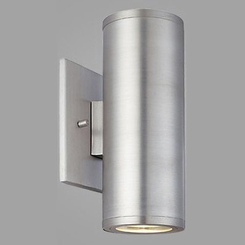 Silo CFL Wall Light (Satin Aluminum) - OPEN BOX RETURN