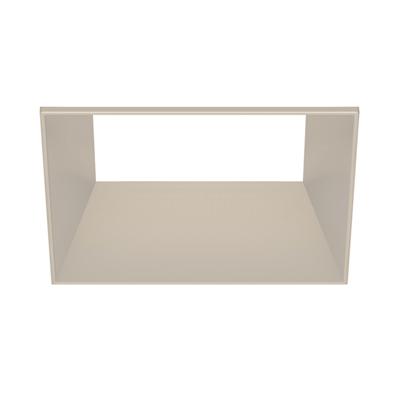 Eco 1 in Square Flangeless Trim with Mudplate