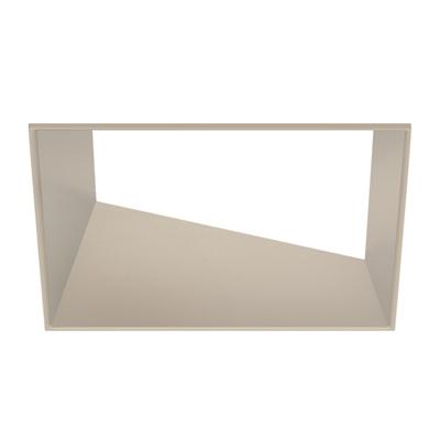 Eco 3 in Adjustable Square Flangeless Trim with Mudplate