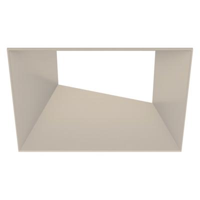 Eco 5in Adjustable Square Flangeless Trim with Mudplate