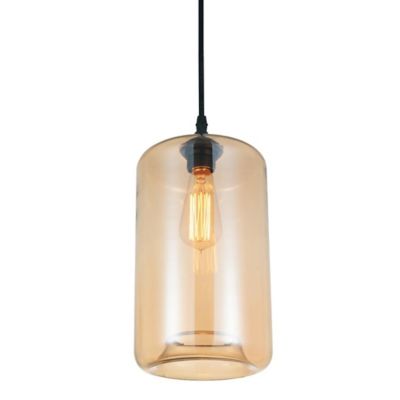 Glass Cylindrical Pendant