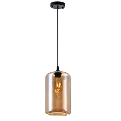 Glass Cylindrical Pendant