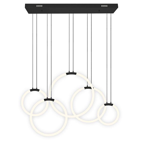 Hoops 5 Light LED Linear Suspension
