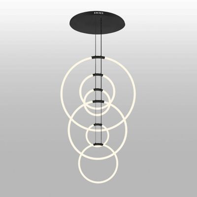 Hoops LED Multi-Light Pendant