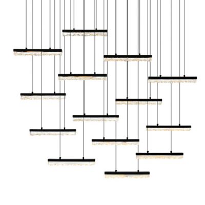 Stagger LED Linear Suspension