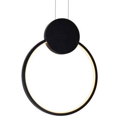 Pulley LED Pendant (Black|Large) - OPEN BOX