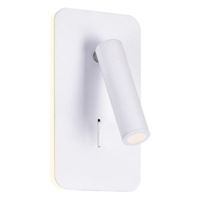 Private 1 Rectangular LED Wall Sconce (Matte White)-OPEN BOX