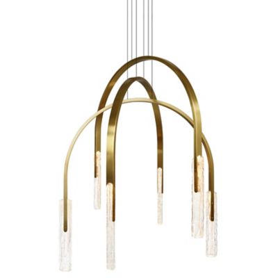 Curva LED 3-Tier Chandelier