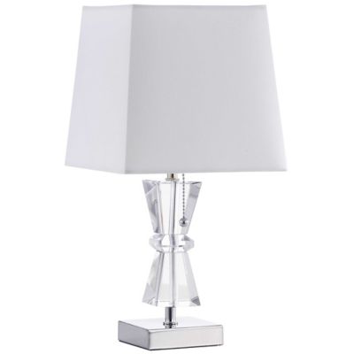 Crystal Rolled Edge Cone Table Lamp