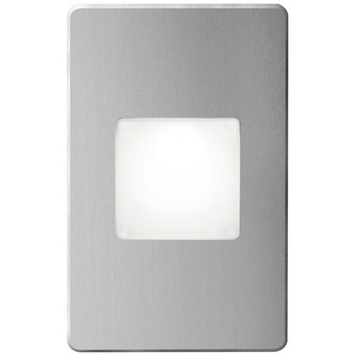 Outdoor LED Step Light with White Lens