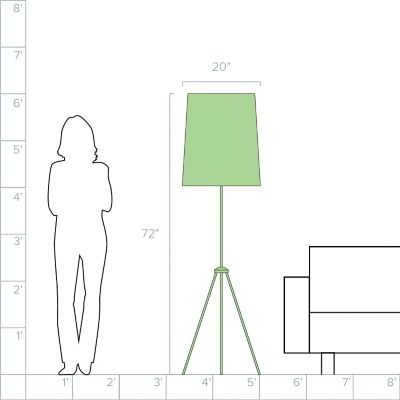 Tripod Floor Lamp by Dainolite at