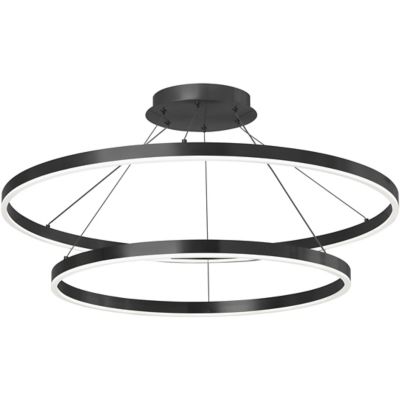 Circulo 2 Tier LED Ring Chandelier