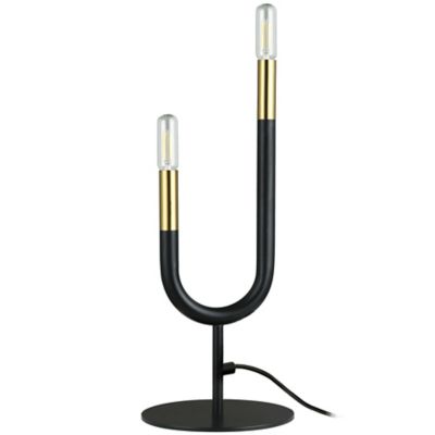 Dainolite 5W LED Table Lamp Satin Black Finish
