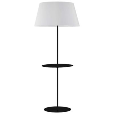 Gretchen Round Base Floor Lamp with Shelf
