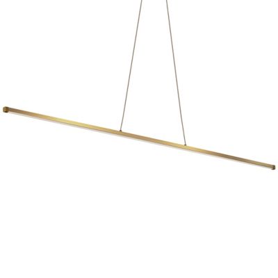Array LED Linear Suspension (Aged Brass|Small) - OPEN BOX