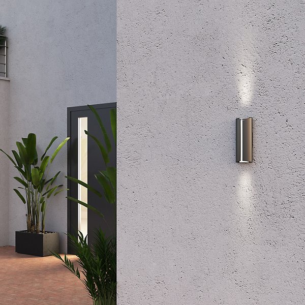 Curved LED Outdoor Wall Sconce