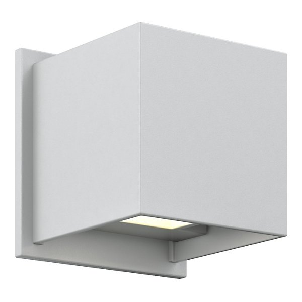 Bronze DALS Lighting LEDWALL001D-BR 4 Square Directional Indoor/Outdoor LED Wall Sconce 4 