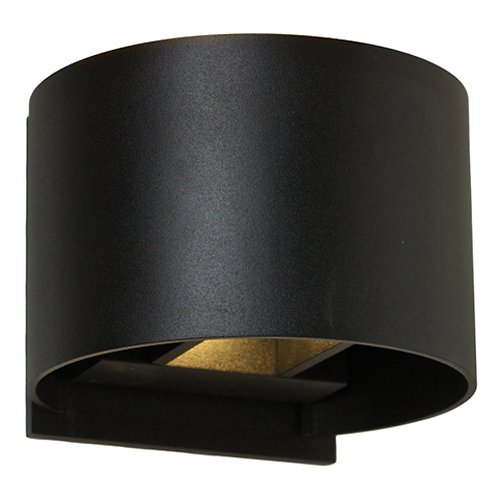 Round Directional LED Wall Sconce (Black) - OPEN BOX RETURN