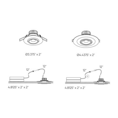 Gimbal LED Recessed Light by DALS Lighting at