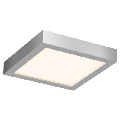 Delta Square Flushmount (Satin Nickel|Small|3000) - OPEN BOX