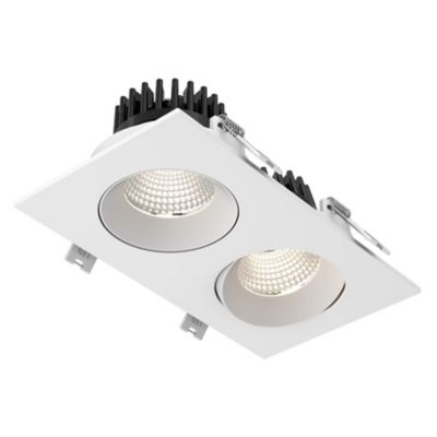 Revolve Duo LED Regressed Gimbal Downlight