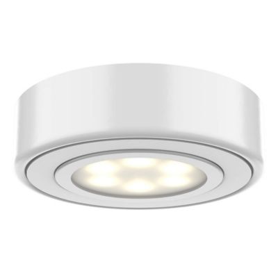 2-in-1 LED Puck Light Kit - Set of 3 (White) - OPEN BOX