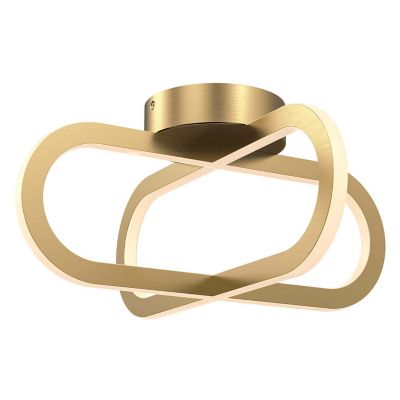 Arlo LED Flushmount (Brushed Brass) - OPEN BOX