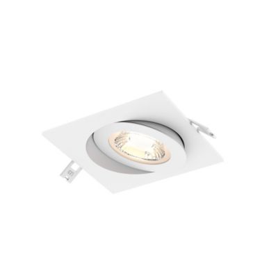 Pivot 4 Inch Square 5CCT Recessed LED Trim