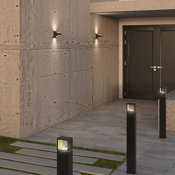 Trapezoidal LED Outdoor Wall Sconce