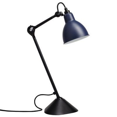 LimeLights 17.25-in Adjustable Blue Swing-arm Desk Lamp with