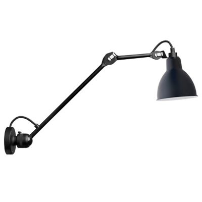 DCW Editions Lampe Gras N°304L40 Wall Sconce in Black