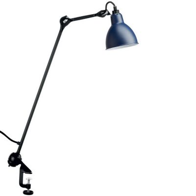 LimeLights 17.25-in Adjustable Blue Swing-arm Desk Lamp with Plastic Shade  in the Desk Lamps department at