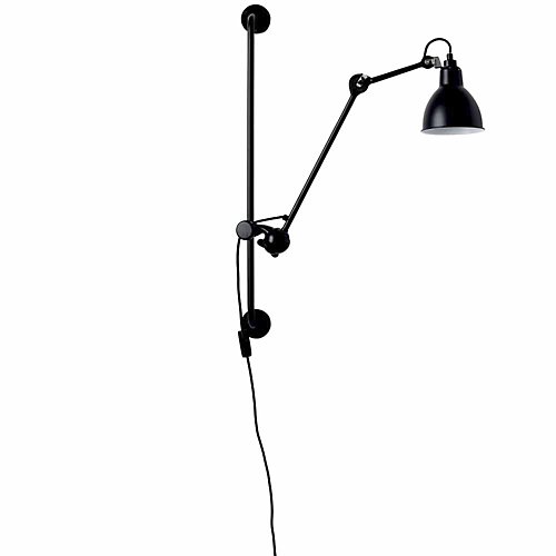 Lampe Gras No 210 Swing Arm Wall Lamp(Black)-OPEN BOX RETURN