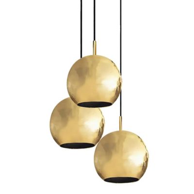 Mishal Multi-Globe Chandelier(Polished Brass|Small)-OPEN BOX