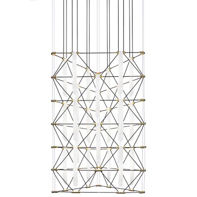 Mozaik Trio 2x3 Chandelier