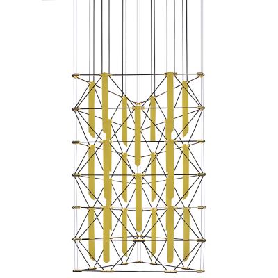 Mozaik Trio 2x3 Chandelier