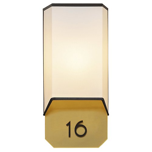 Annees Folles Numbered Wall Sconce