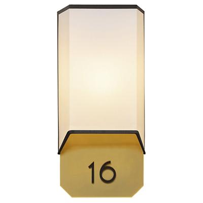 Annees Folles Numbered Wall Sconce