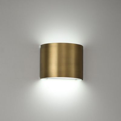 Shown in Aged Brass finish, lit