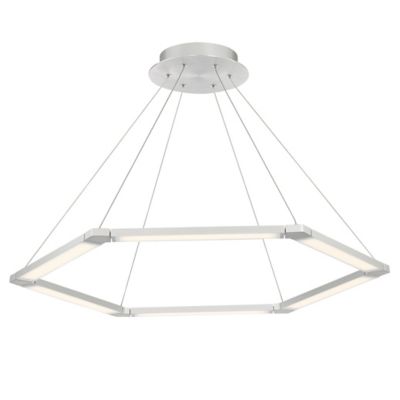 Lune LED Hexagon Pendant