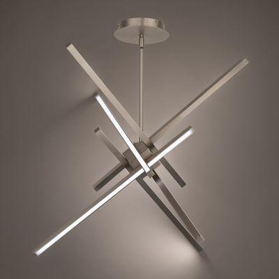 Shown in Brushed Nickel finish, Medium size