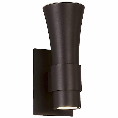 Funnel Outdoor Wall Sconce by dweLED (Small)-OPEN BOX RETURN