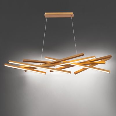 Shown in Aged Brass finish, lit