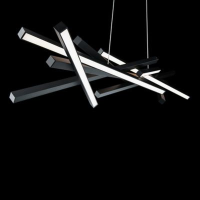 Shown in Black finish, lit
