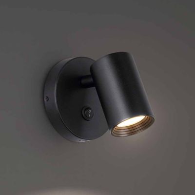 Shown in Black finish, lit