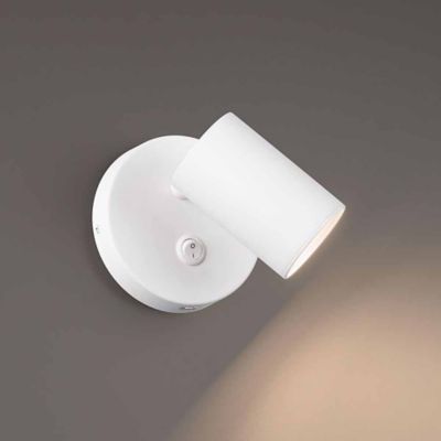 Shown in White finish, lit