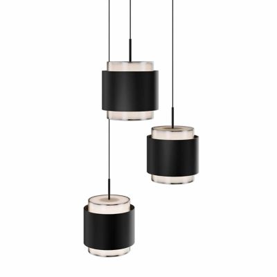 Banded LED Multi-Light Pendant