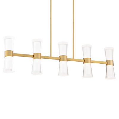 Hourglass LED Linear Suspension