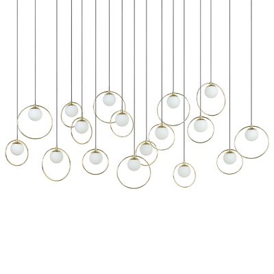 Henrik LED Oval Multi-Light Pendant